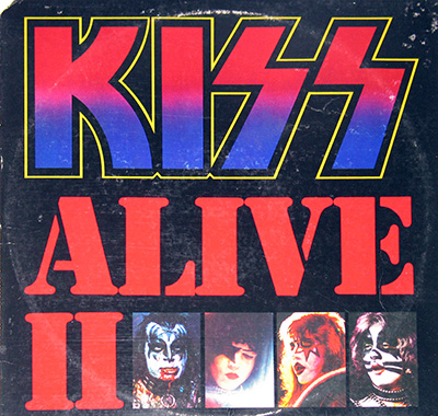KISS - Alive II album front cover vinyl record